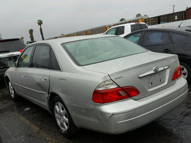 4T1BF28B93U325182 - 2003 TOYOTA AVALON XL SILVER photo 3