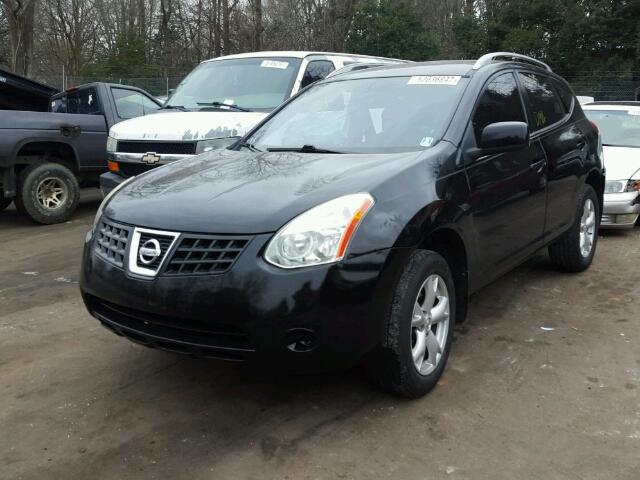 JN8AS58V48W410793 - 2008 NISSAN ROGUE S BLACK photo 2