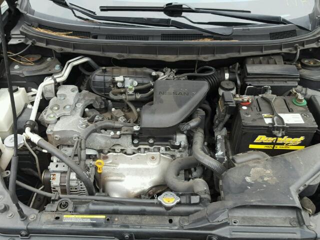 JN8AS58V48W410793 - 2008 NISSAN ROGUE S BLACK photo 7