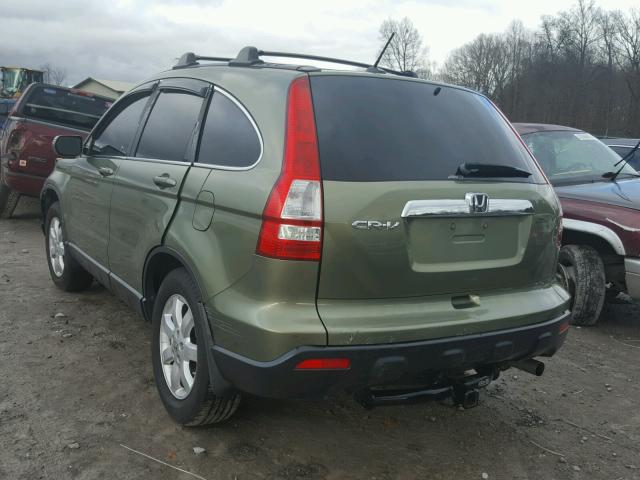 5J6RE48767L010214 - 2007 HONDA CR-V EXL GREEN photo 3