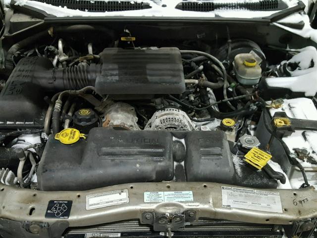 1B4HS28N01F599373 - 2001 DODGE DURANGO GRAY photo 7