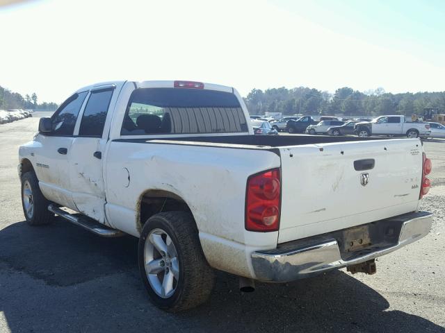 1D7HU18267S170824 - 2007 DODGE RAM 1500 S WHITE photo 3