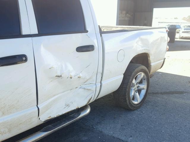 1D7HU18267S170824 - 2007 DODGE RAM 1500 S WHITE photo 9