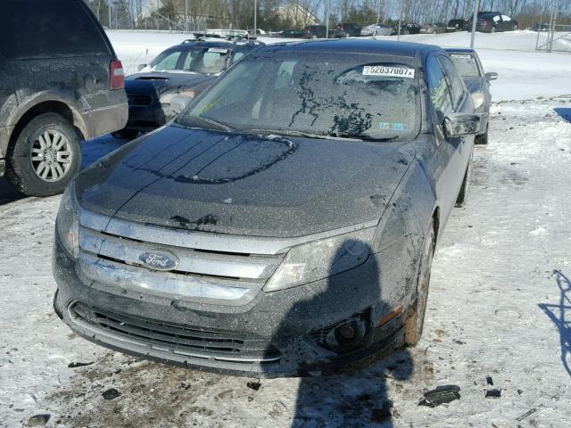 3FAHP0HA3BR164119 - 2011 FORD FUSION SE BLACK photo 2