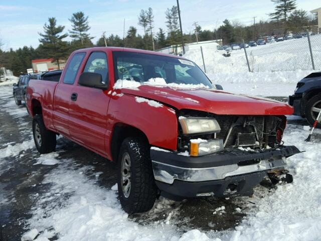 2GCEK19B671109720 - 2007 CHEVROLET SILVERADO RED photo 1