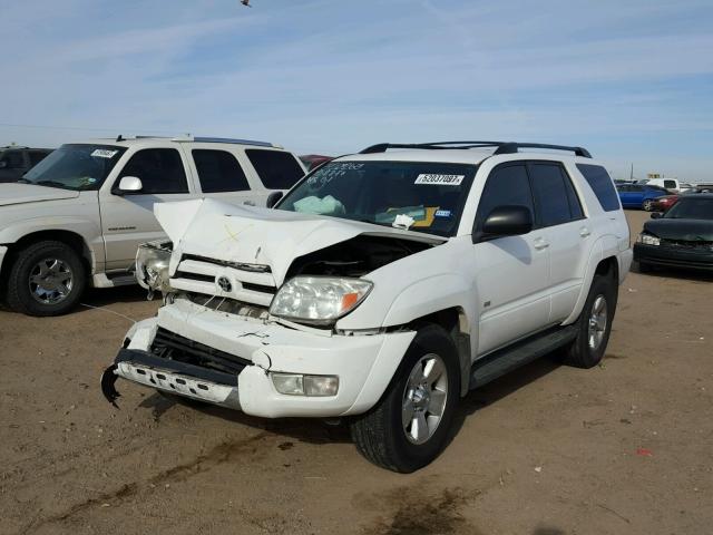 JTEZU14R840029970 - 2004 TOYOTA 4RUNNER SR WHITE photo 2