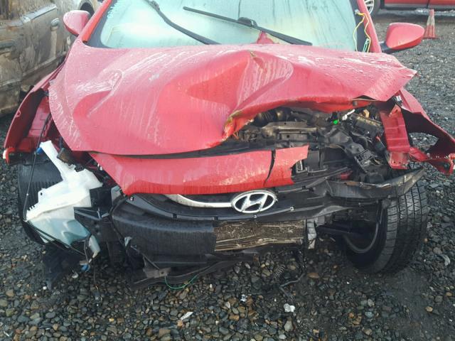 KMHD35LHXFU237549 - 2015 HYUNDAI ELANTRA GT RED photo 7