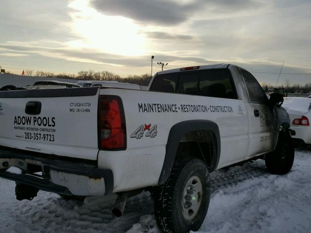 1GCHK24U77E162534 - 2007 CHEVROLET SILVERADO WHITE photo 4