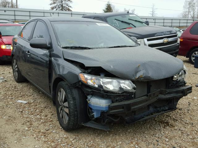 KNAFU4A27D5718933 - 2013 KIA FORTE EX BLACK photo 1