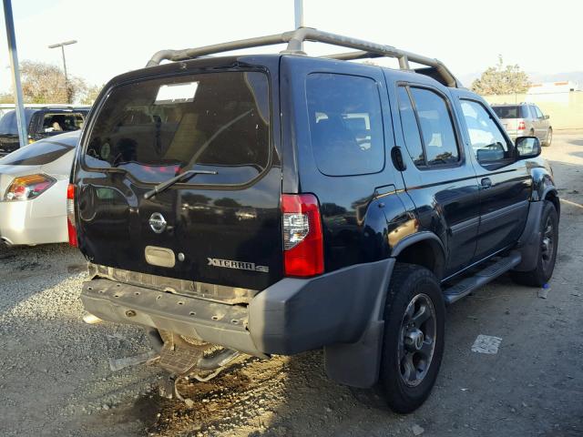 5N1ED28T34C600905 - 2004 NISSAN XTERRA XE BLACK photo 4