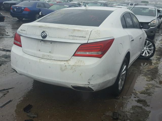 1G4GB5G39EF305468 - 2014 BUICK LACROSSE WHITE photo 4