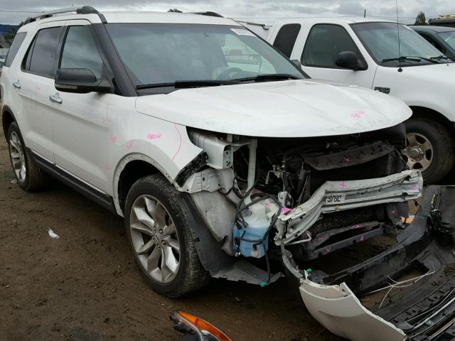 1FMHK8D81CGA44656 - 2012 FORD EXPLORER X WHITE photo 1