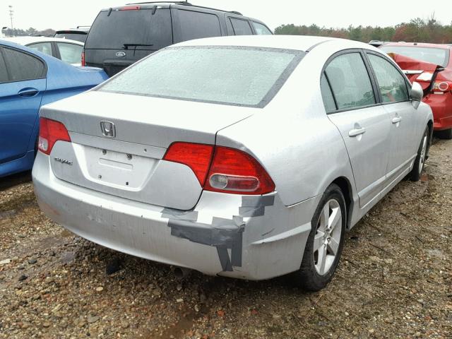 1HGFA16886L150554 - 2006 HONDA CIVIC EX GRAY photo 4