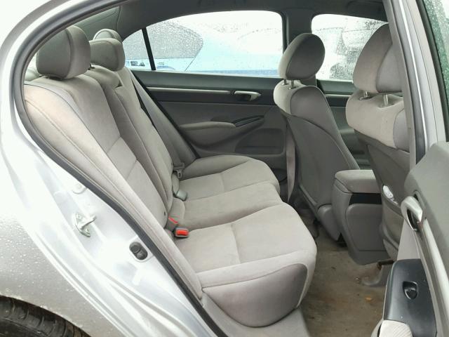 1HGFA16886L150554 - 2006 HONDA CIVIC EX GRAY photo 6