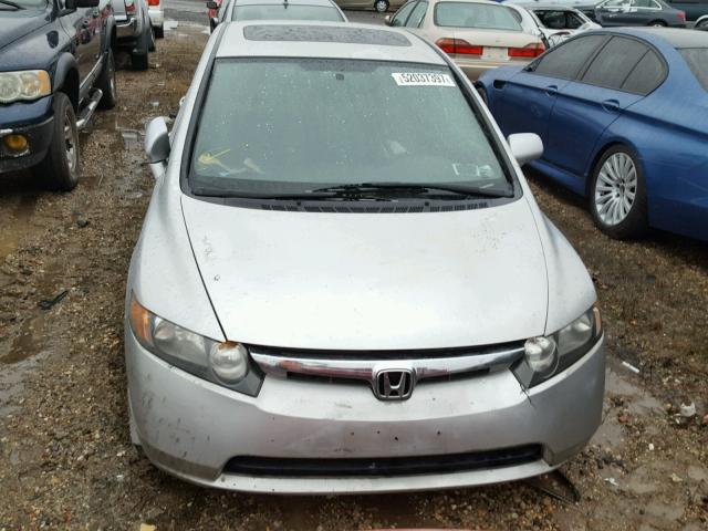 1HGFA16886L150554 - 2006 HONDA CIVIC EX GRAY photo 9