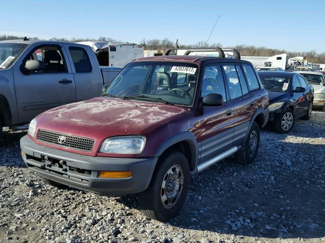 JT3GP10V4V7016684 - 1997 TOYOTA RAV4 MAROON photo 2