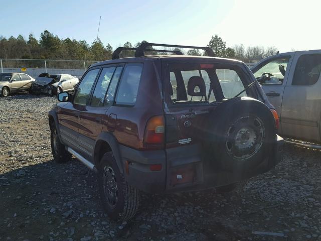 JT3GP10V4V7016684 - 1997 TOYOTA RAV4 MAROON photo 3