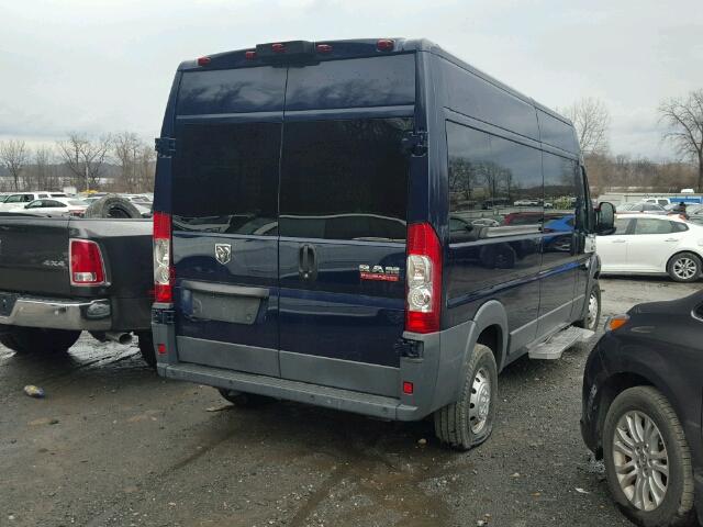 3C6TRVPG7GE128439 - 2016 RAM PROMASTER BLUE photo 4