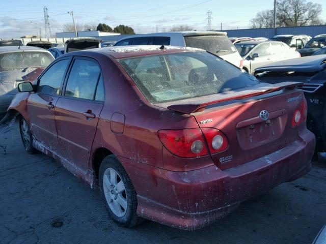 1NXBR32E26Z590501 - 2006 TOYOTA COROLLA CE MAROON photo 3