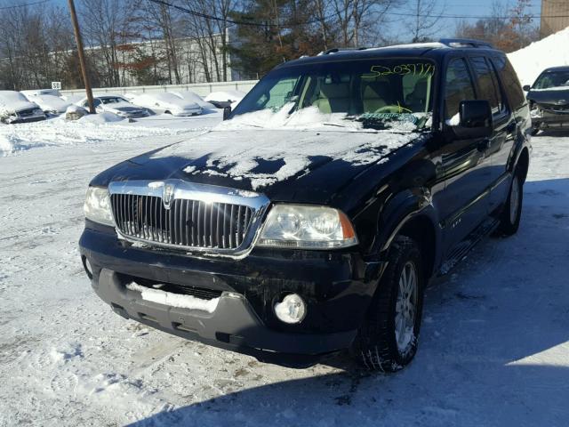5LMEU78H53ZJ01332 - 2003 LINCOLN AVIATOR BLACK photo 2