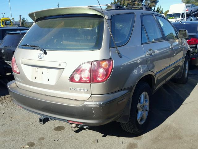 JT6HF10U3Y0099166 - 2000 LEXUS RX 300 GOLD photo 4