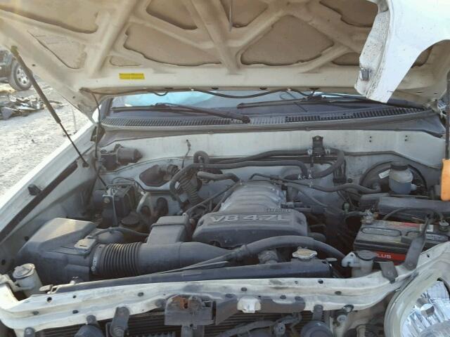 5TDZT34A33S142346 - 2003 TOYOTA SEQUOIA SR WHITE photo 7