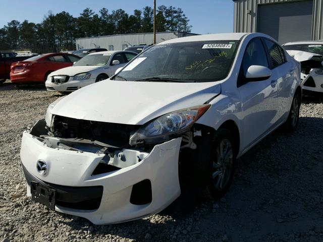 JM1BL1VP0D1813396 - 2013 MAZDA 3 I WHITE photo 2