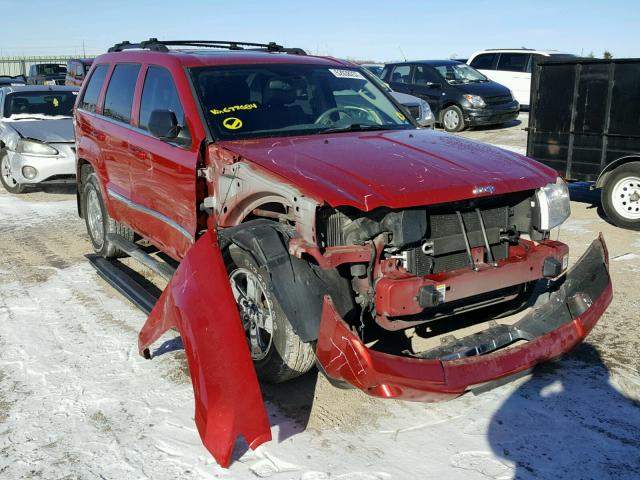 1J4HR58N05C677684 - 2005 JEEP GRAND CHER RED photo 1