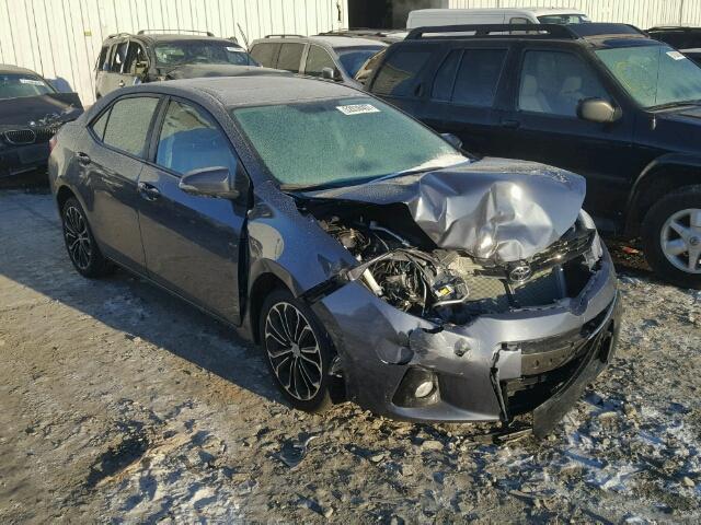 2T1BURHE2EC111597 - 2014 TOYOTA COROLLA L GRAY photo 1