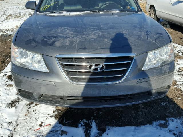 5NPET46C69H446269 - 2009 HYUNDAI SONATA GLS GRAY photo 7