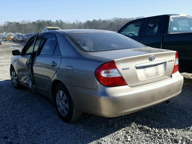 4T1BE32K44U342362 - 2004 TOYOTA CAMRY LE BEIGE photo 3