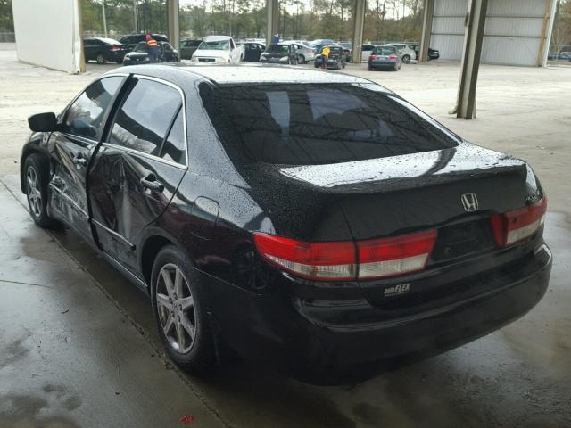 1HGCM66553A074635 - 2003 HONDA ACCORD EX BLACK photo 3