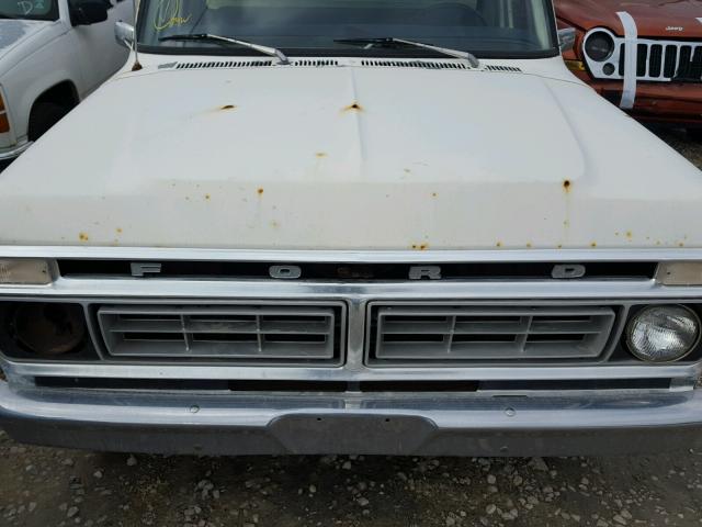 F15YUA04389 - 1976 FORD F-150 WHITE photo 7