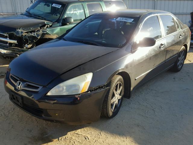 1HGCM66543A066879 - 2003 HONDA ACCORD EX BLACK photo 2