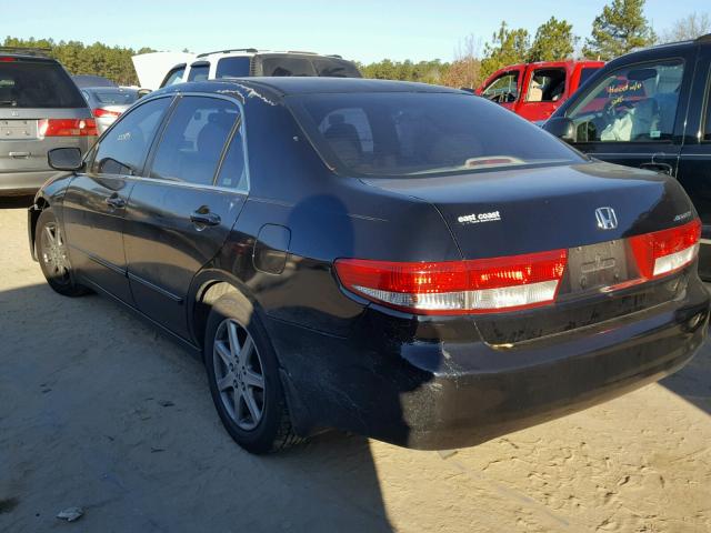 1HGCM66543A066879 - 2003 HONDA ACCORD EX BLACK photo 3