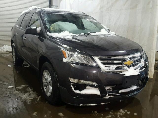 1GNKRFED1DJ107983 - 2013 CHEVROLET TRAVERSE L GRAY photo 1