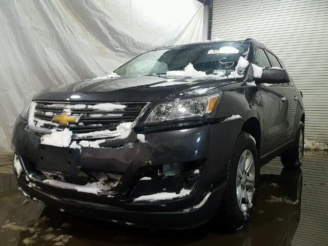 1GNKRFED1DJ107983 - 2013 CHEVROLET TRAVERSE L GRAY photo 9