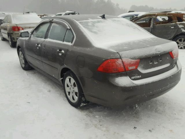 KNAGE228295311683 - 2009 KIA OPTIMA LX BROWN photo 3