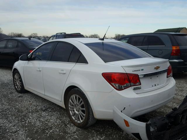 1G1PJ5SC5C7341379 - 2012 CHEVROLET CRUZE ECO WHITE photo 3