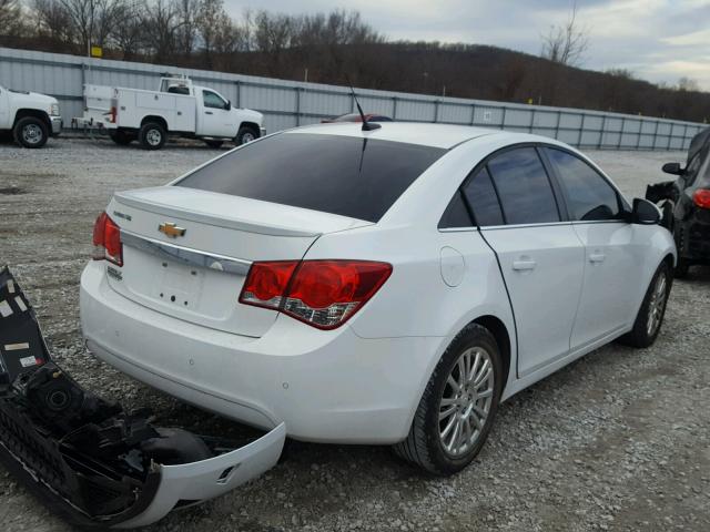 1G1PJ5SC5C7341379 - 2012 CHEVROLET CRUZE ECO WHITE photo 4