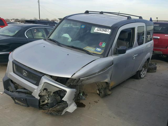 5J6YH28766L025091 - 2006 HONDA ELEMENT EX SILVER photo 2