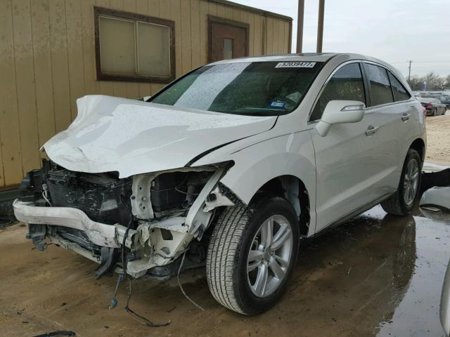 5J8TB3H5XDL009738 - 2013 ACURA RDX TECHNO WHITE photo 2