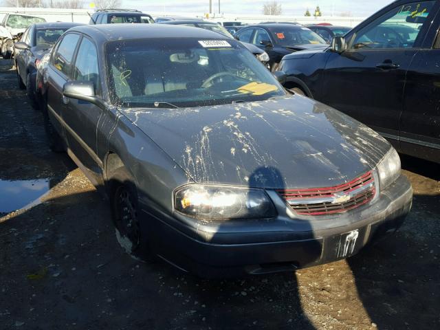 2G1WF52E959266797 - 2005 CHEVROLET IMPALA GRAY photo 1