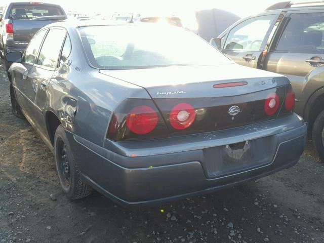 2G1WF52E959266797 - 2005 CHEVROLET IMPALA 灰色 照片 3
