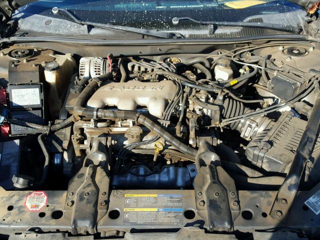 2G1WF52E959266797 - 2005 CHEVROLET IMPALA GRAY photo 7