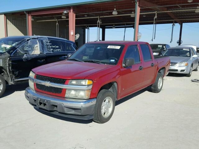 1GCCS138568194887 - 2006 CHEVROLET COLORADO MAROON photo 2