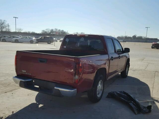 1GCCS138568194887 - 2006 CHEVROLET COLORADO MAROON photo 4