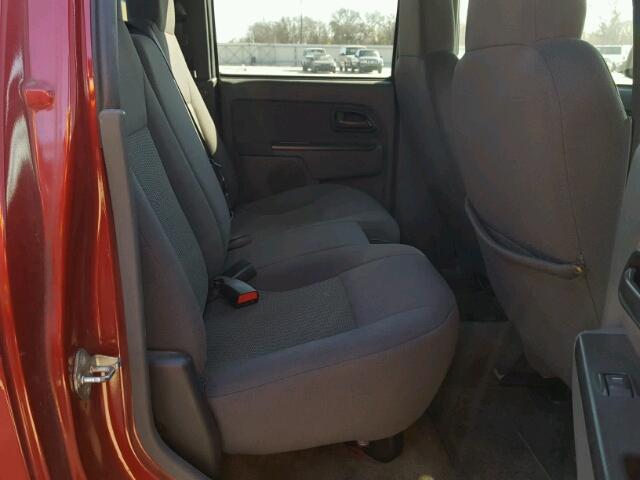 1GCCS138568194887 - 2006 CHEVROLET COLORADO MAROON photo 6
