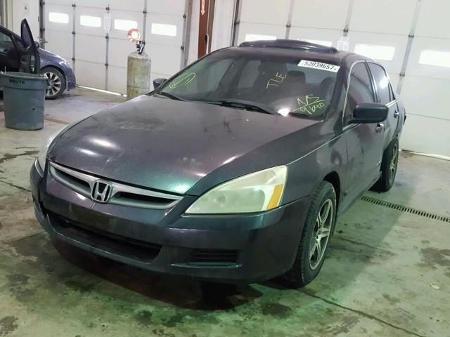 1HGCM567X7A079640 - 2007 HONDA ACCORD EX GRAY photo 2