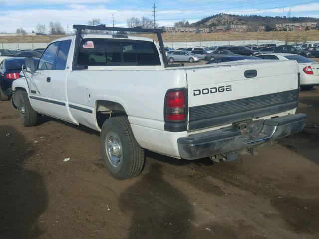 1B7KC2367XJ519188 - 1999 DODGE RAM 2500 WHITE photo 3